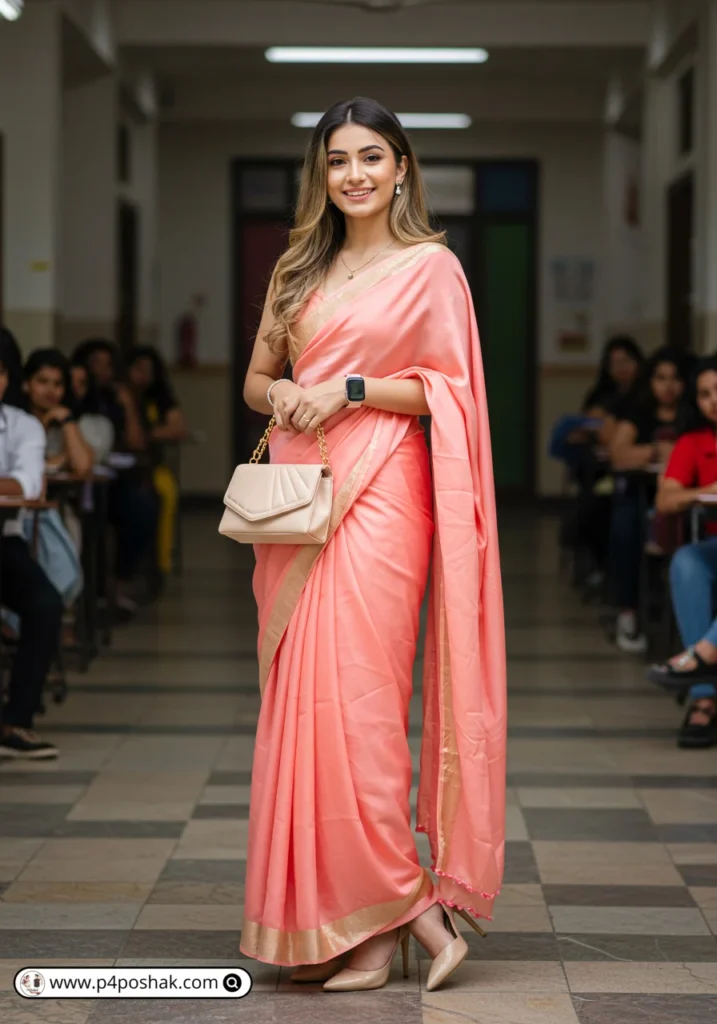 School Farewell Saree
