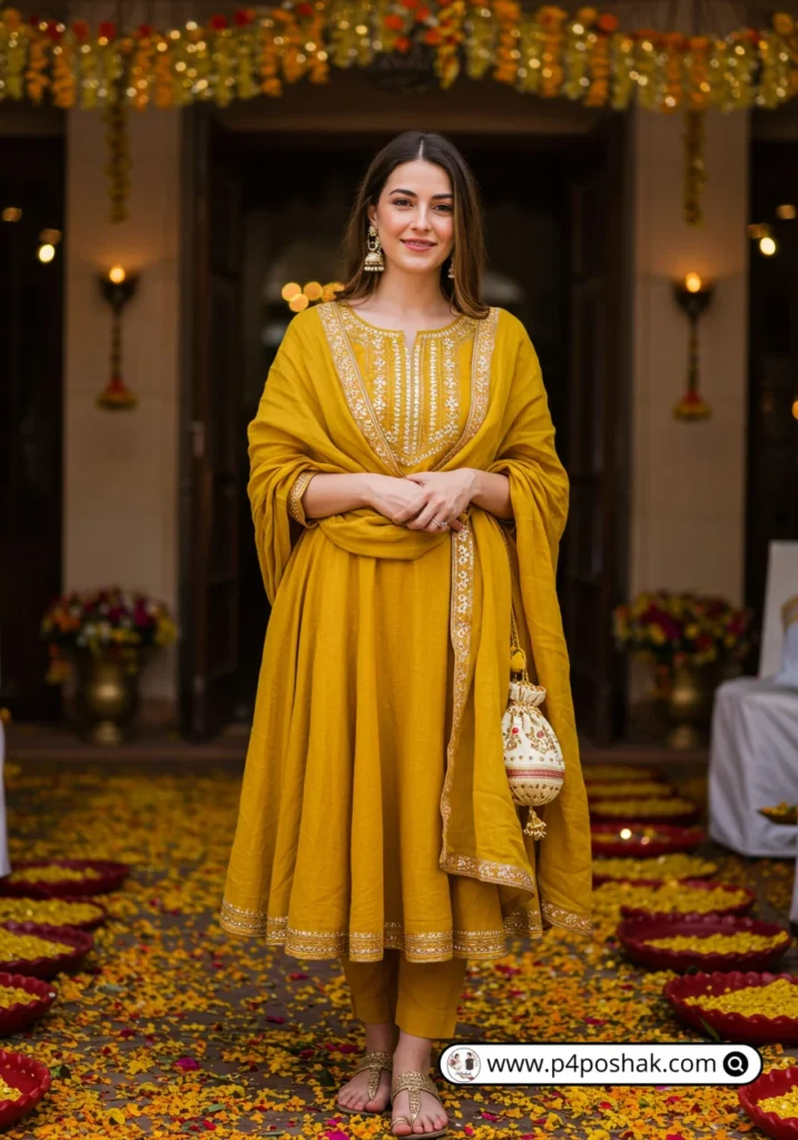 Haldi Ceremony Outfit for Bride