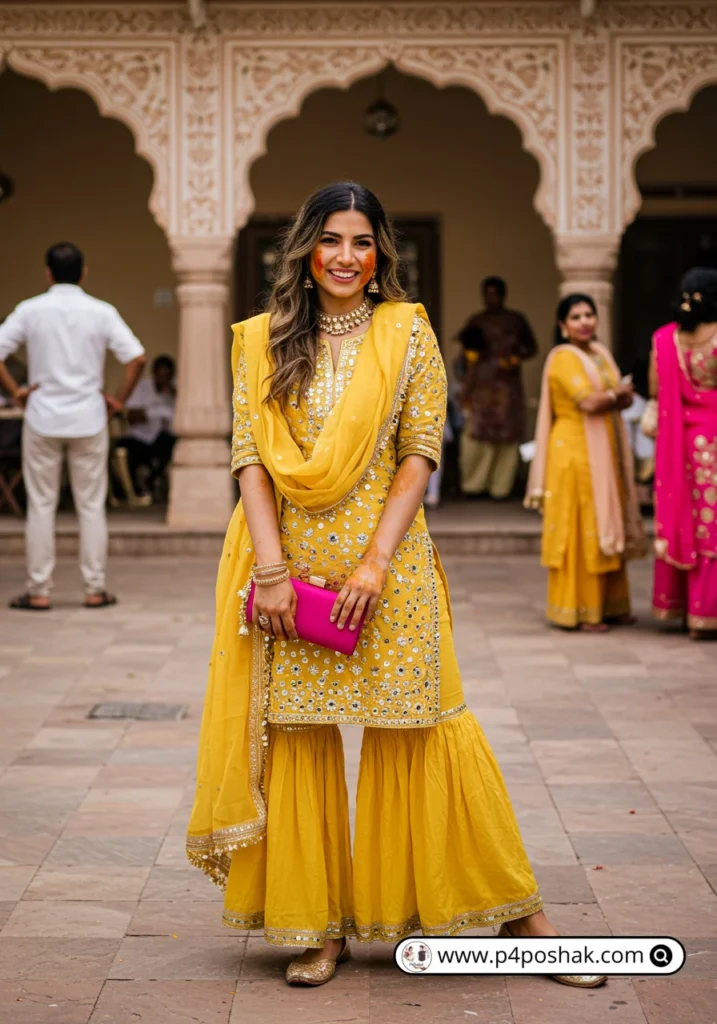 Haldi Ceremony Outfit for Bride
