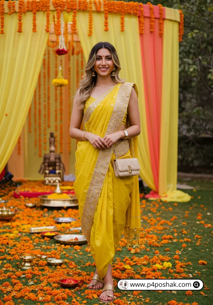 Haldi Ceremony Outfit for Bride
