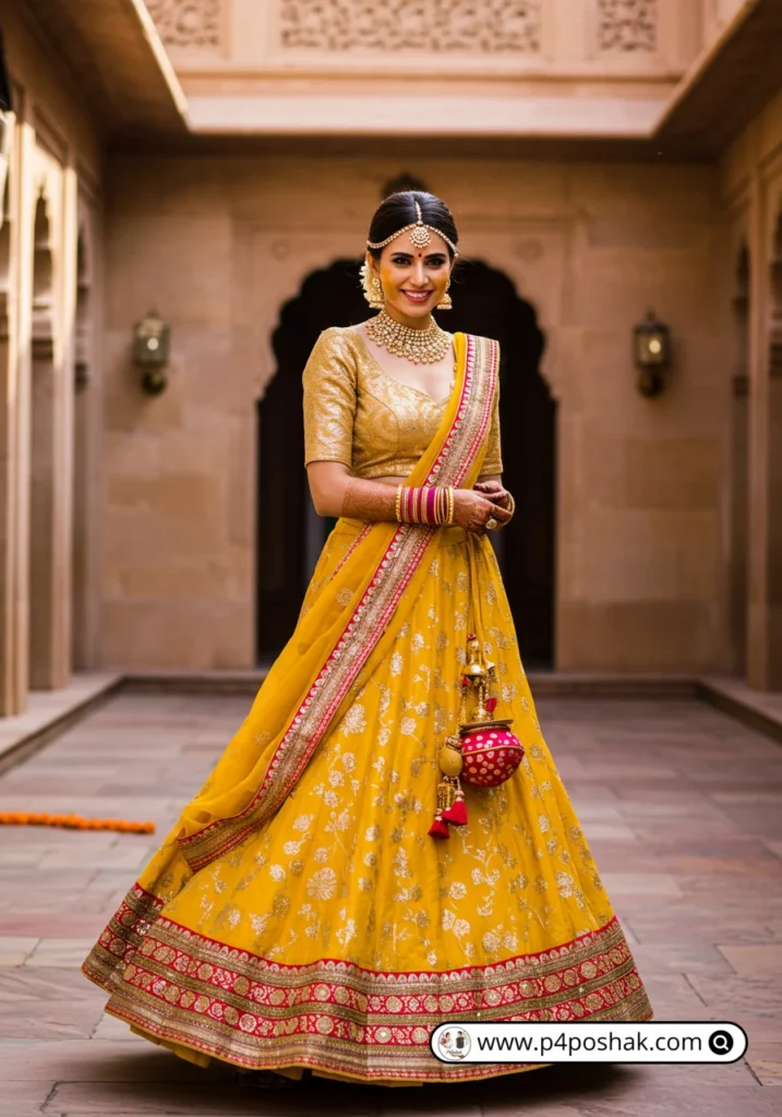 Haldi Ceremony Outfit for Bride