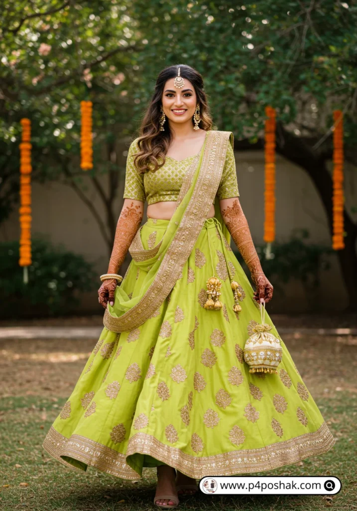 mehendi ceremony outfits for bride