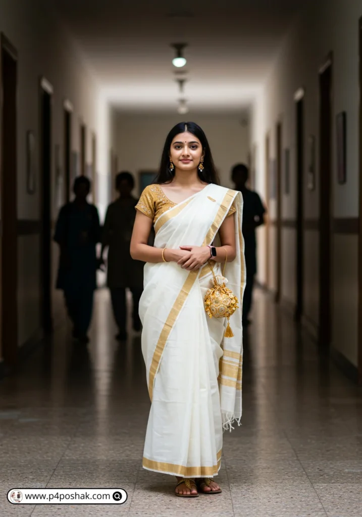 School Farewell Saree