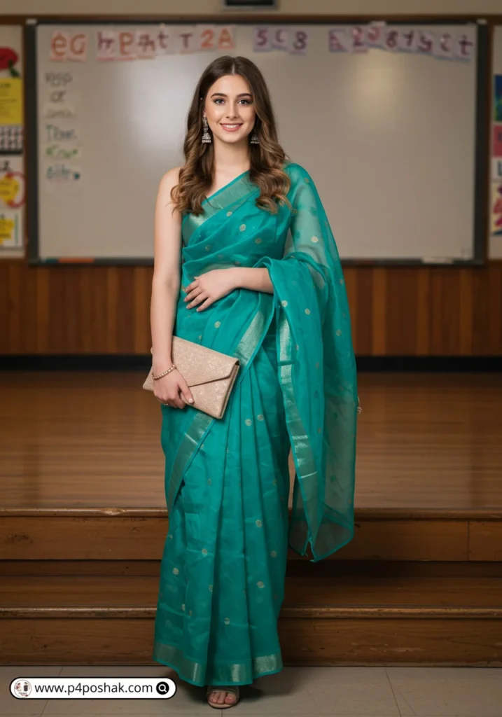 School Farewell Saree