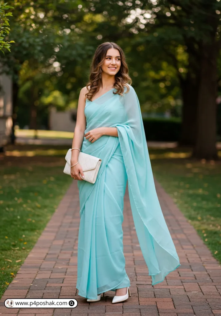 School Farewell Saree