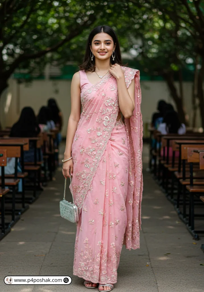 School Farewell Saree