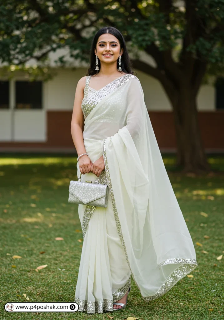 School Farewell Saree