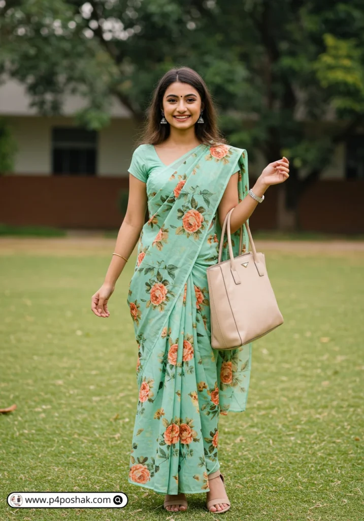 School Farewell Saree