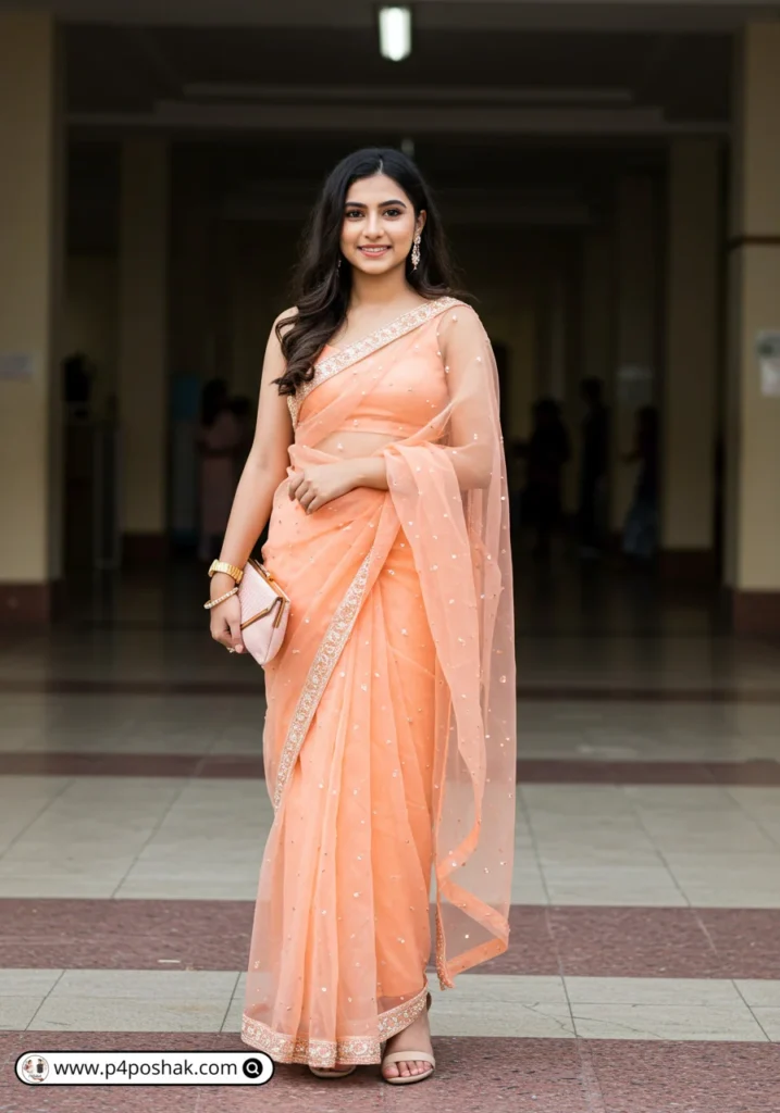 School Farewell Saree