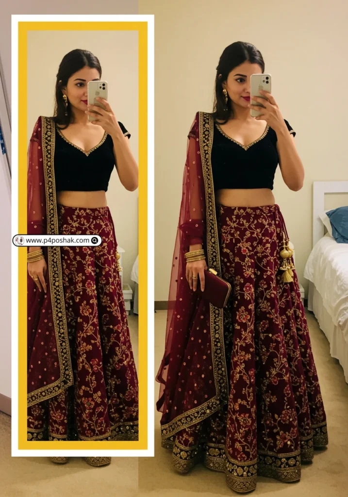 Black Choli Designs for Navratri