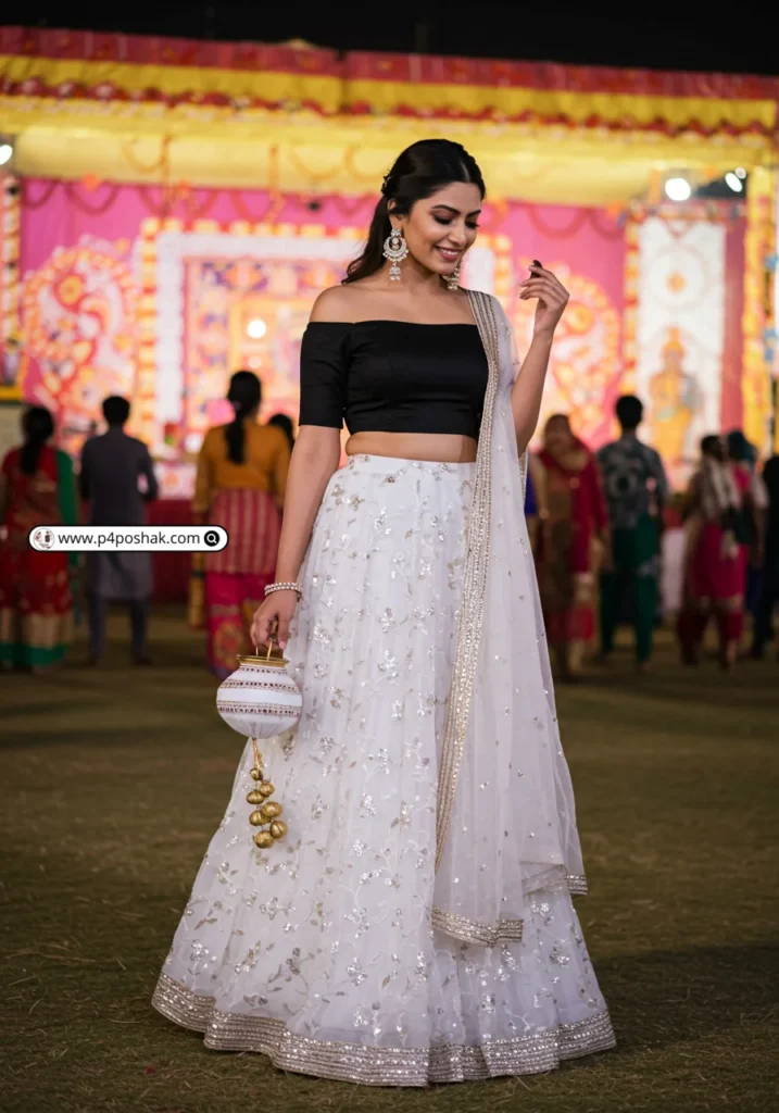 Black Choli Designs for Navratri