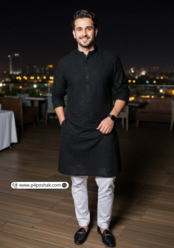 Chikankari Kurta for Mens