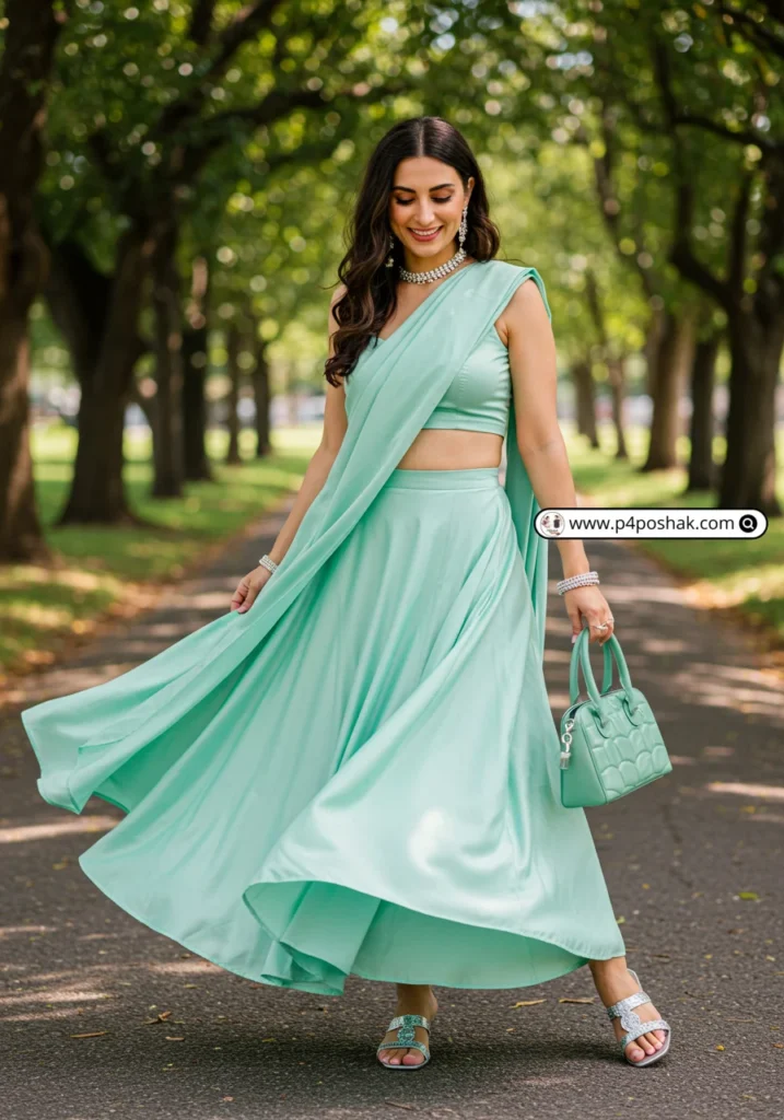 half saree