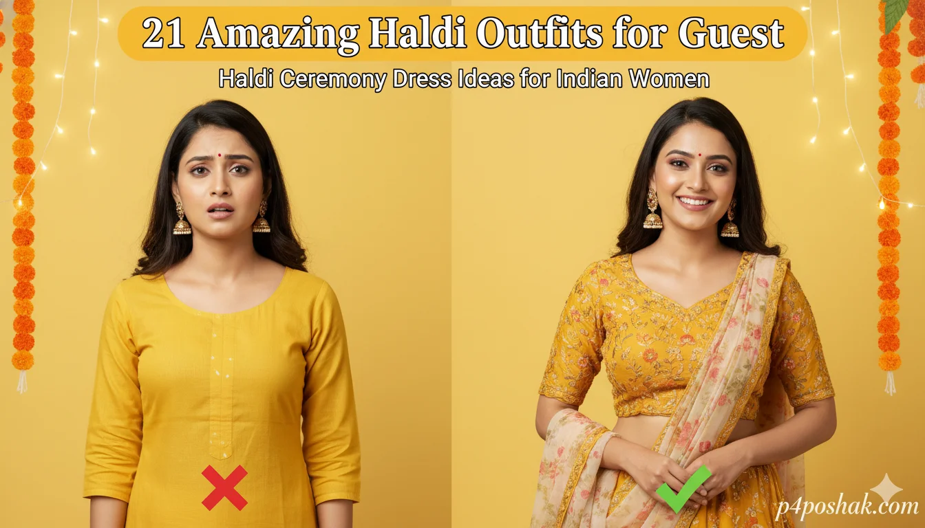 21 Amazing Haldi Outfits for Guest: Haldi Ceremony Dress for Indian ...