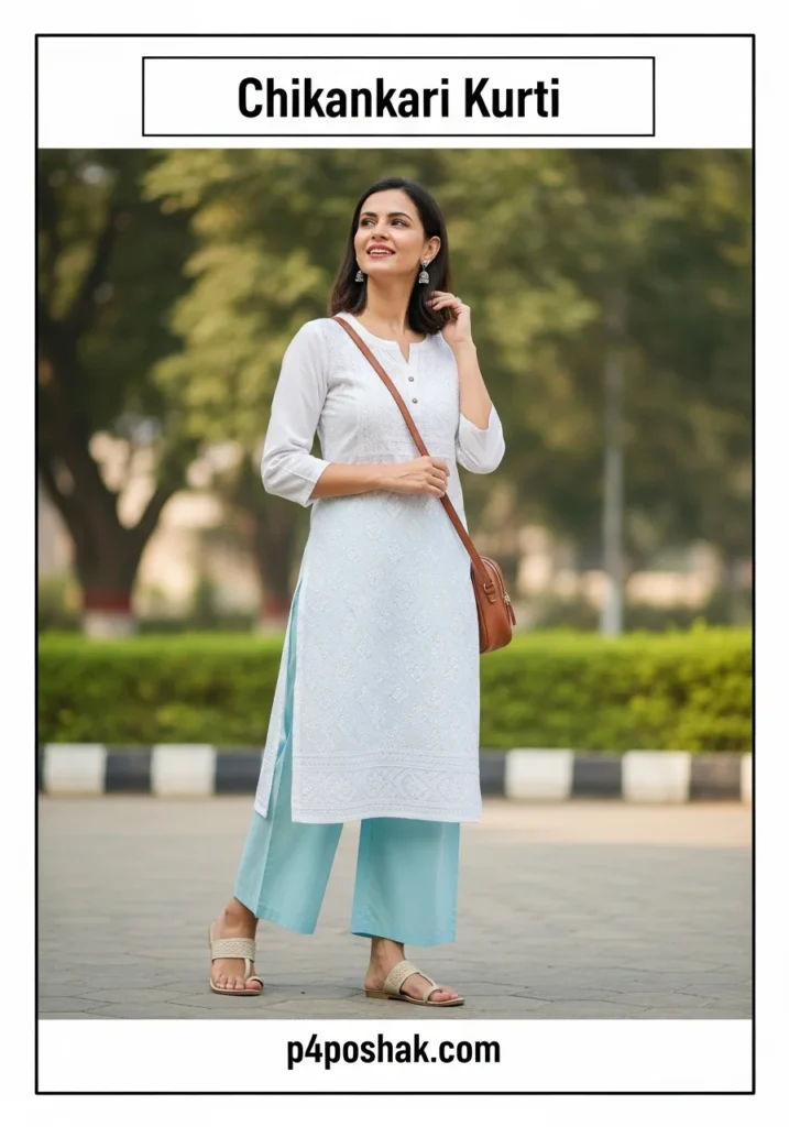 Chikankari Kurti