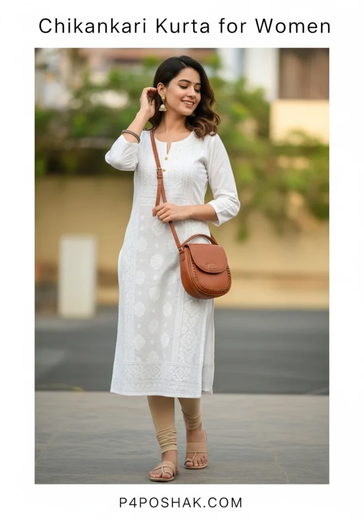 Chikankari Kurta for Women