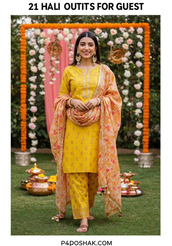 Haldi Outfits