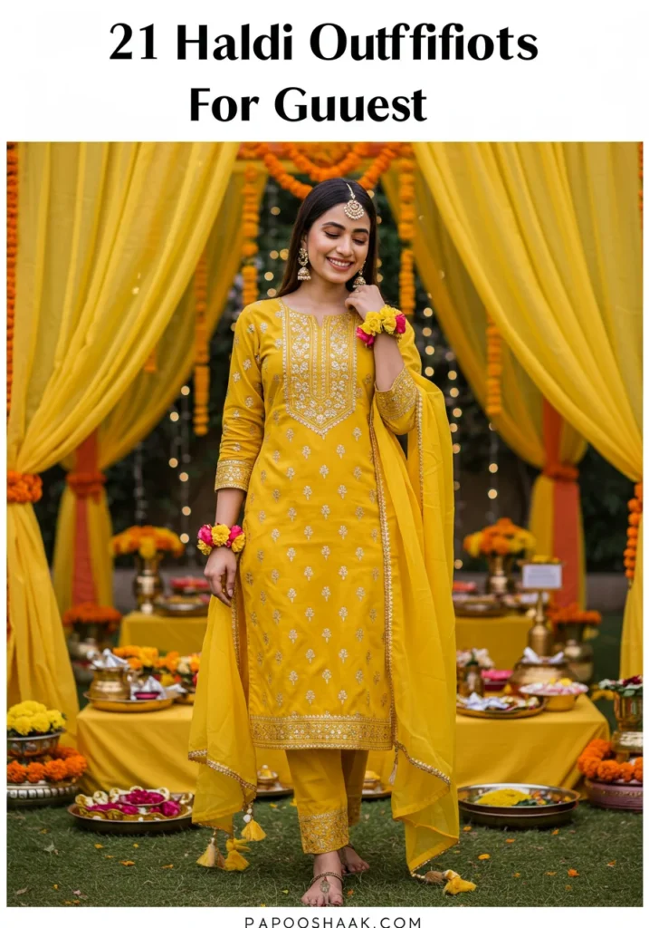 Haldi Outfits