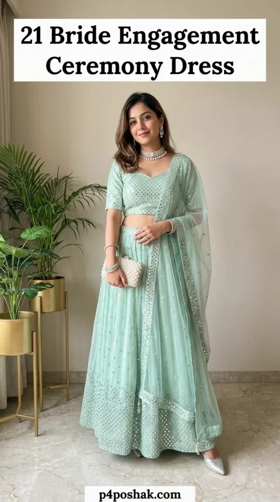 Engagement Ceremony Dress for Brides