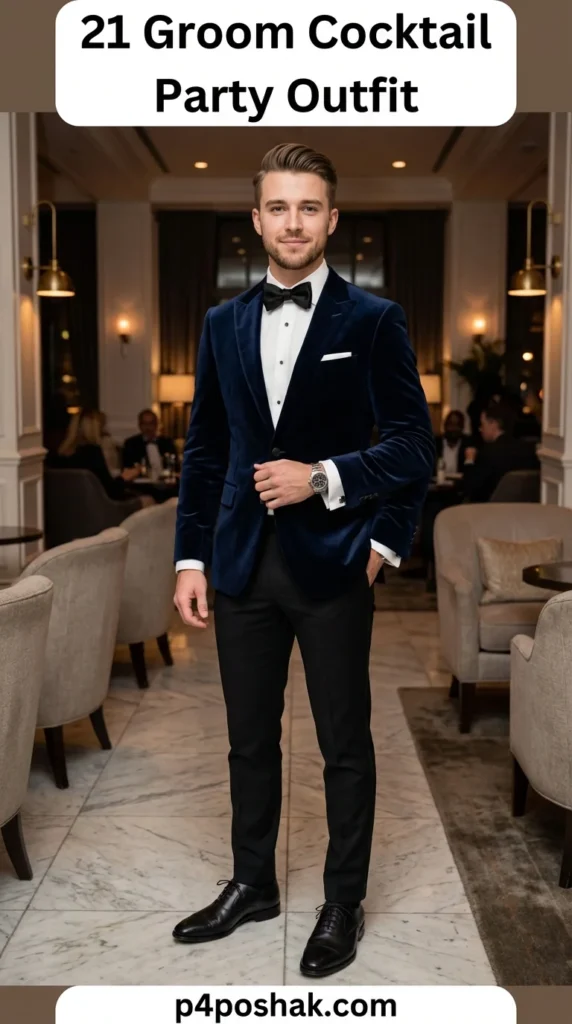 Cocktail Party Outfit for Groom