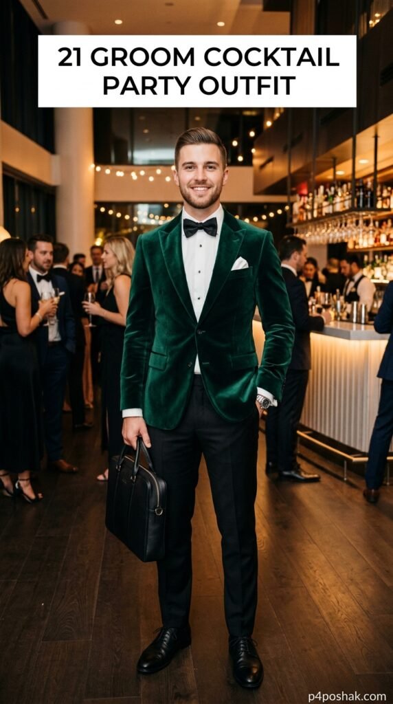 Cocktail Party Outfit for Groom
