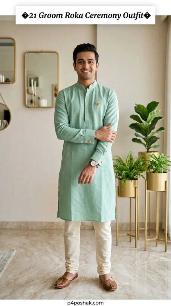 Roka Ceremony Outfit for Groom