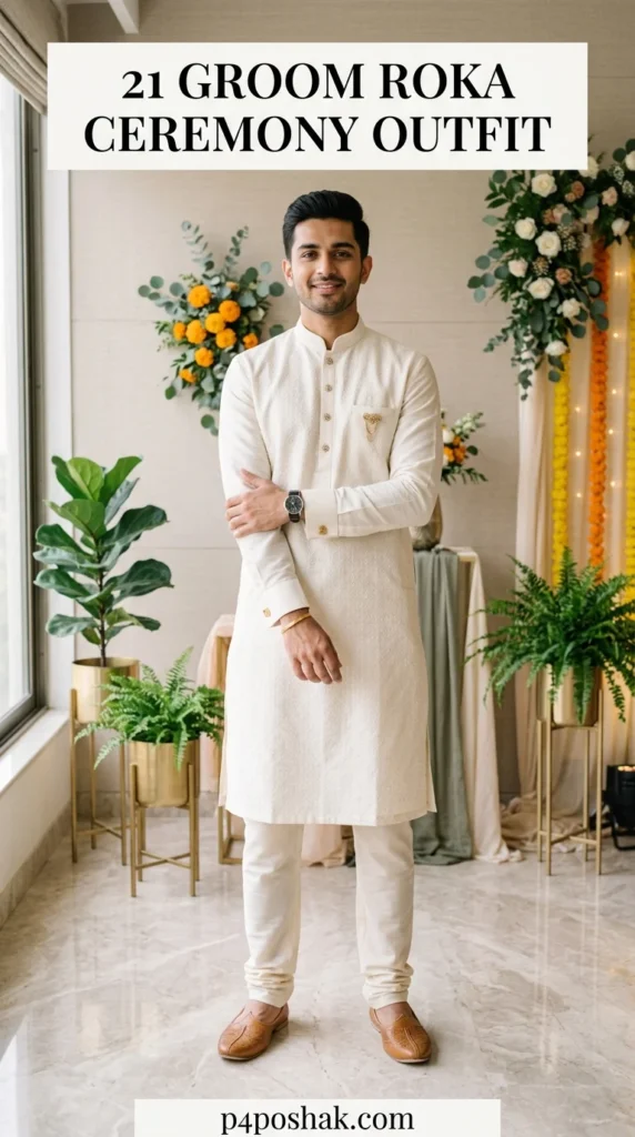 Roka Ceremony Outfit for Groom