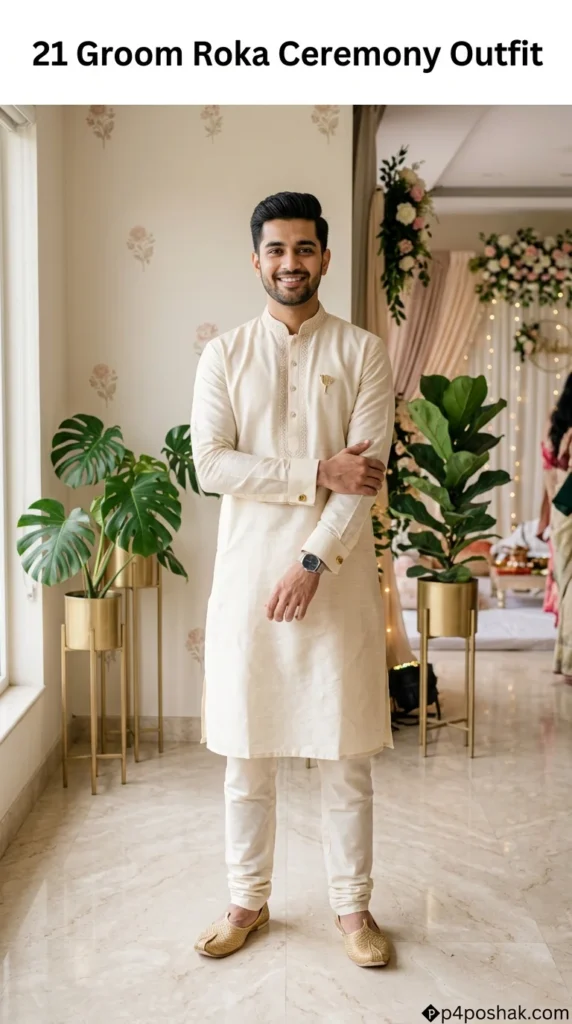 Roka Ceremony Outfit for Groom