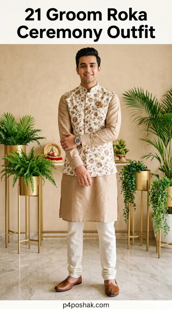 Roka Ceremony Outfit for Groom