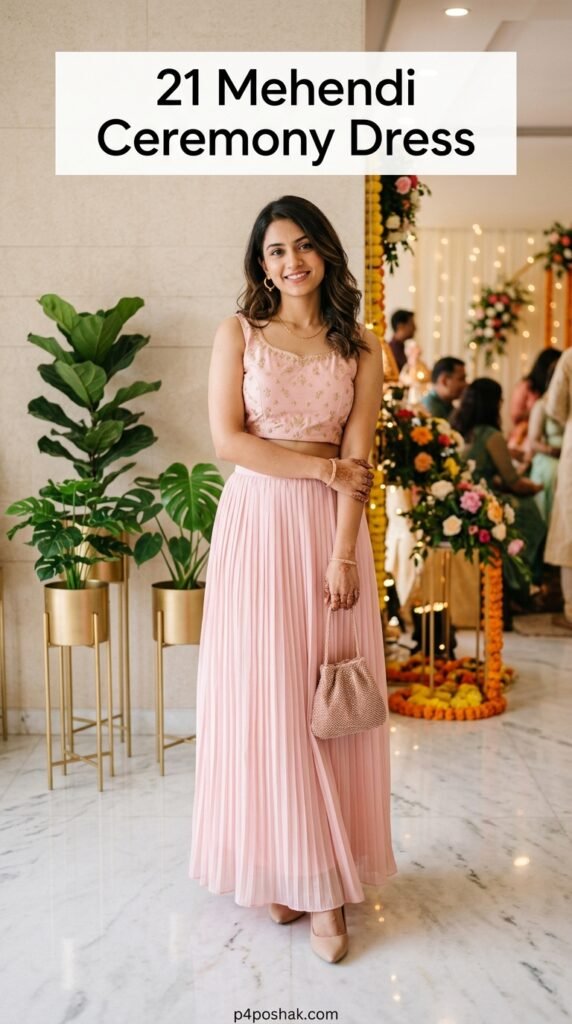 Mehendi Ceremony Dress for Guest