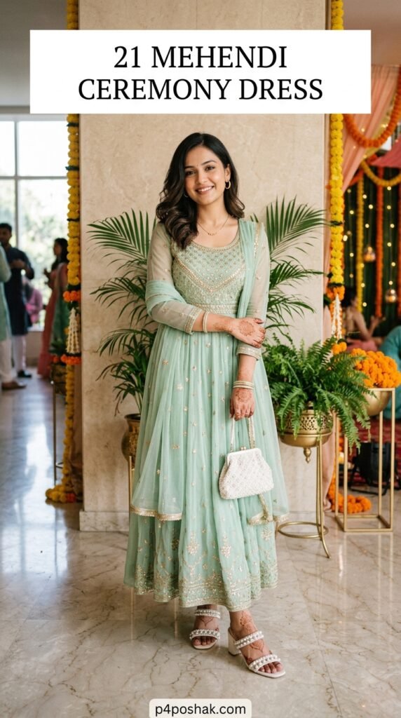 Mehendi Ceremony Dress for Guest