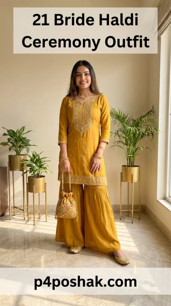 Haldi Ceremony Dress for Bride
