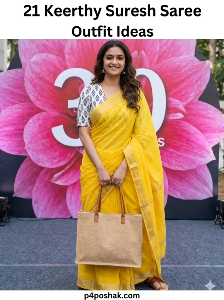 Keerthy Suresh Saree