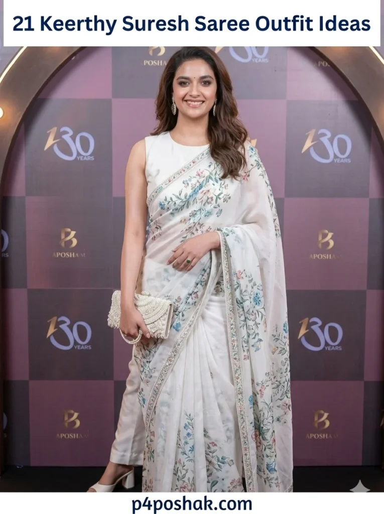 Keerthy Suresh Saree
