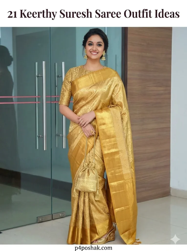 Keerthy Suresh Saree
