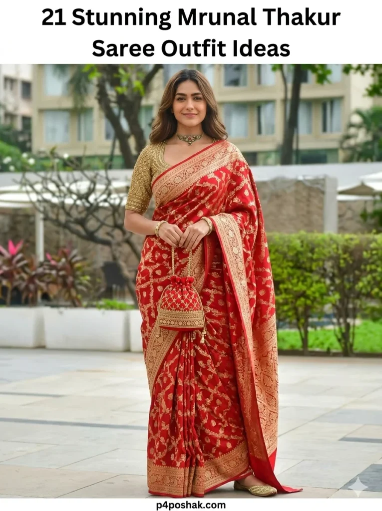 Mrunal Thakur Saree