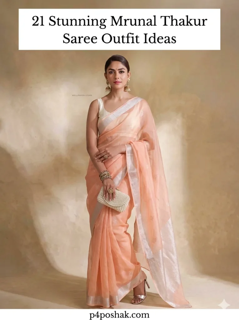 Mrunal Thakur Saree