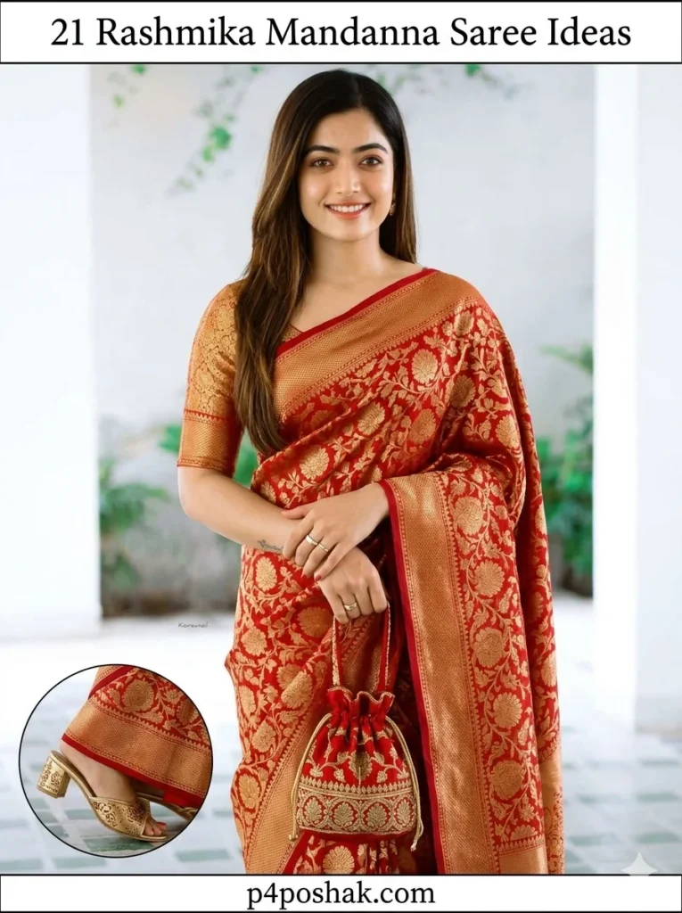 Rashmika Mandanna Saree