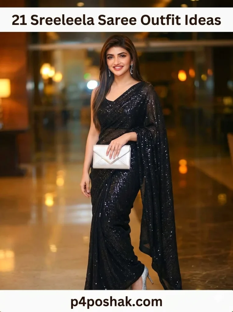 Sreeleela Saree Outfit