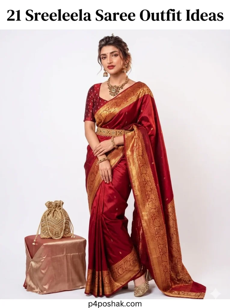 Sreeleela Saree Outfit