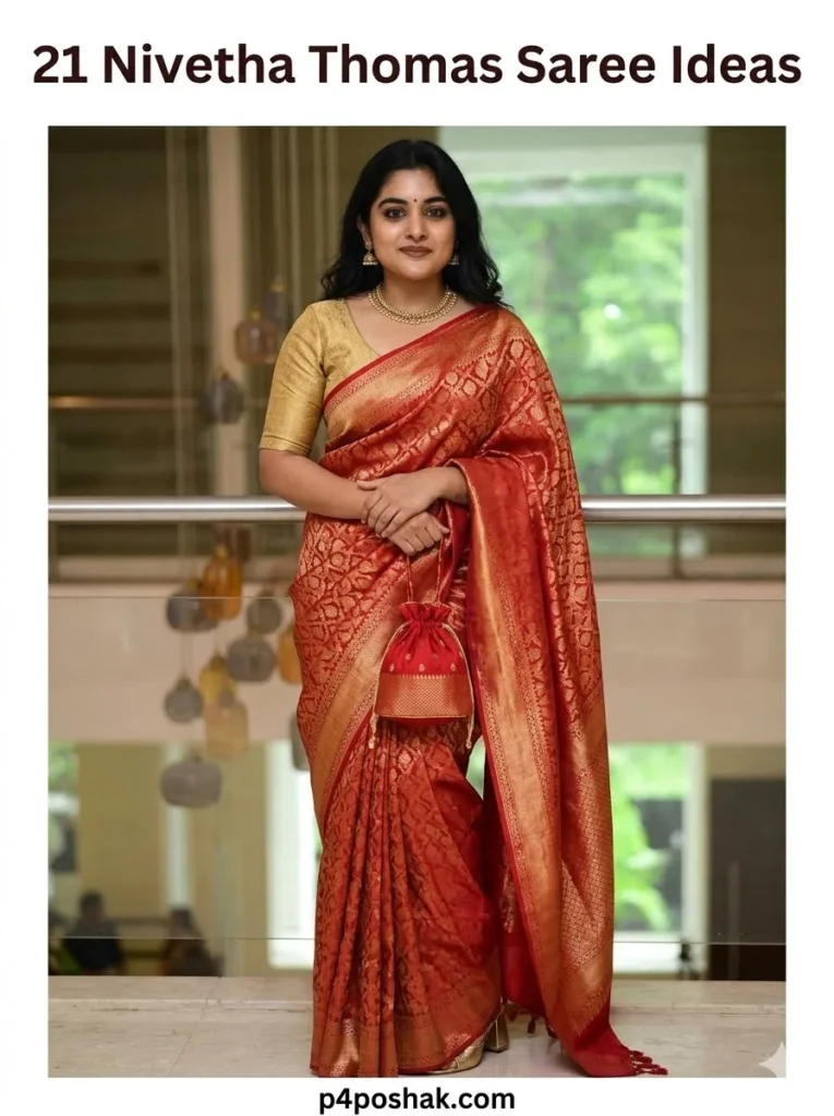 Nivetha Thomas Saree