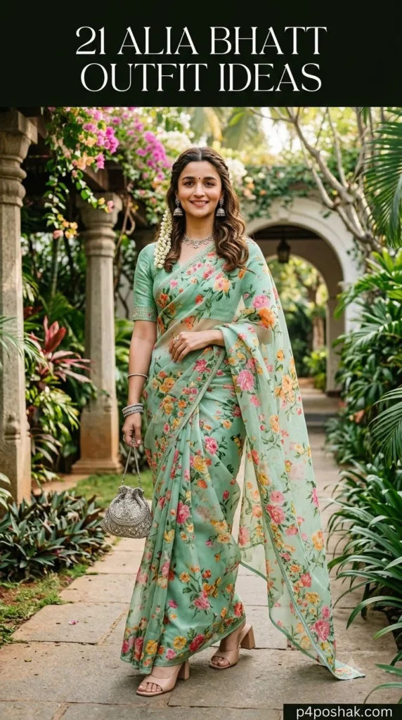 Alia bhatt saree Outfit