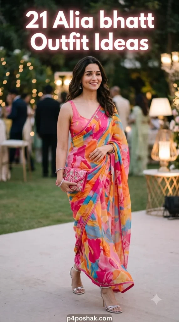 Alia bhatt saree Outfit